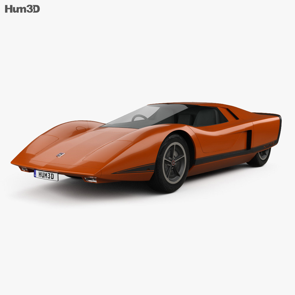 Holden Hurricane 1969 3D model Vehicles on Hum3D