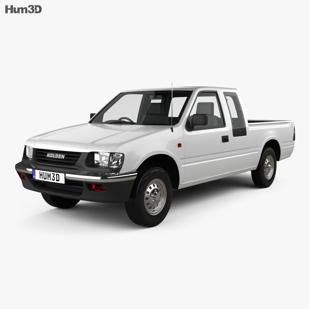 Holden Rodeo Space Cab 2003 3d model