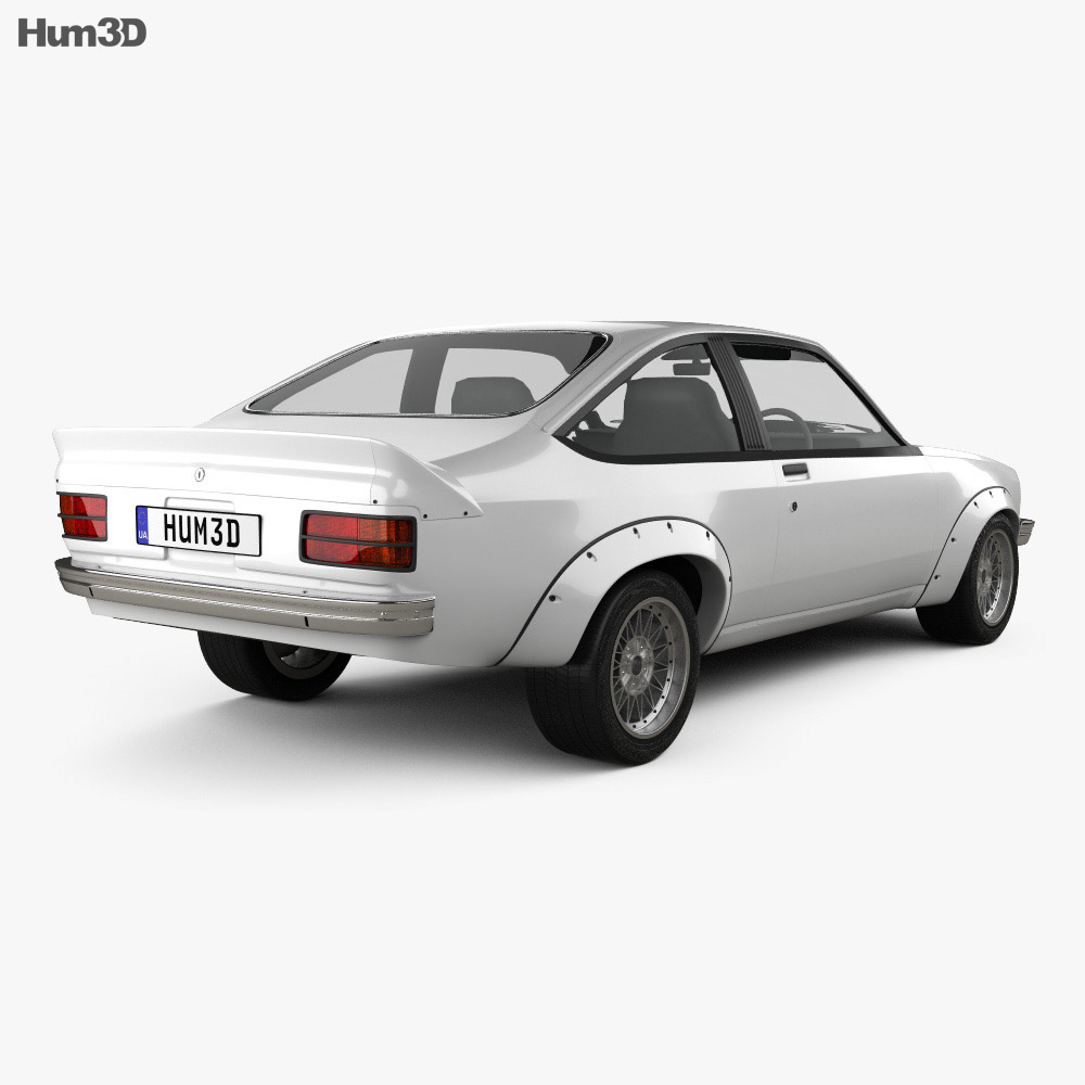 Holden Torana A9X 1976 3D模型 后视图