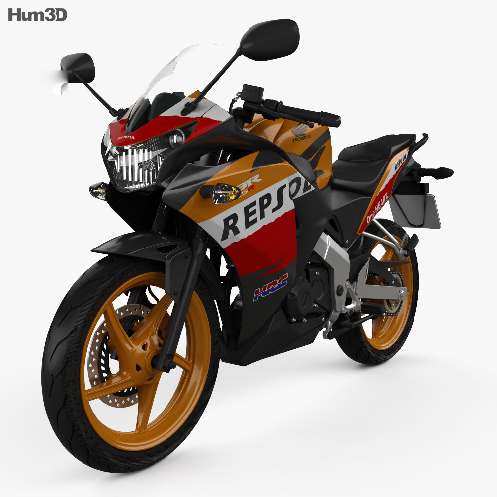 Honda CBR125R 2012 3D 모델 