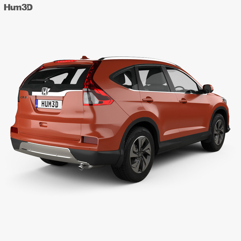 Honda CR-V (RM) UK-spec 2020 3D model - Vehicles on Hum3D