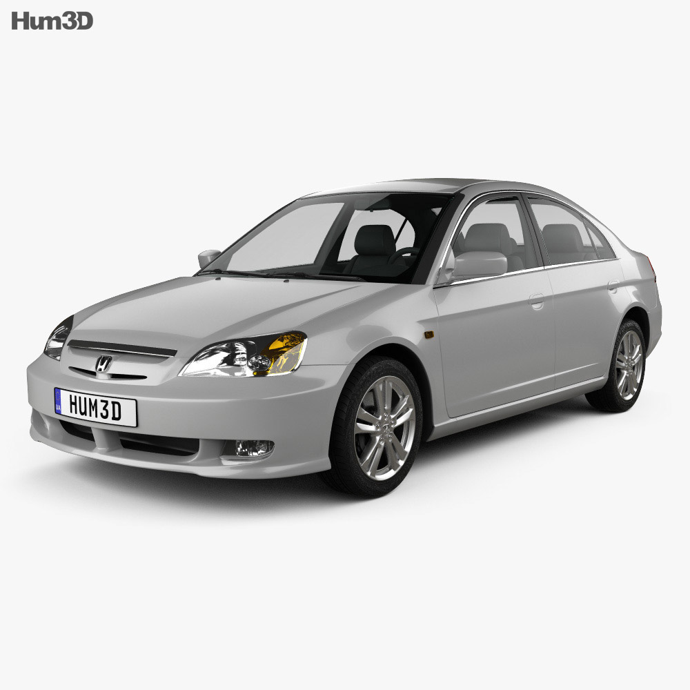 Honda Civic 2005 3D 모델 