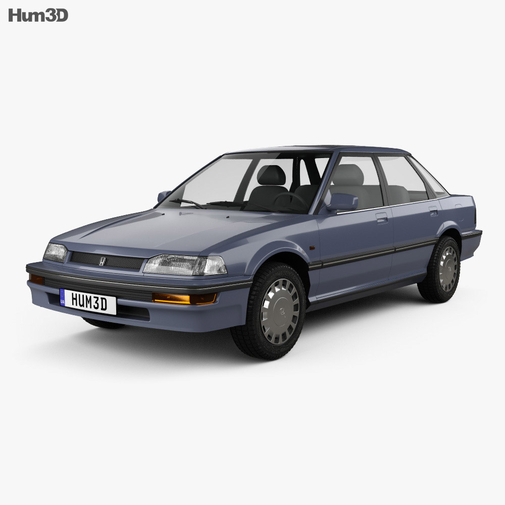 Honda Concerto (MA) 轿车 1988 3D模型