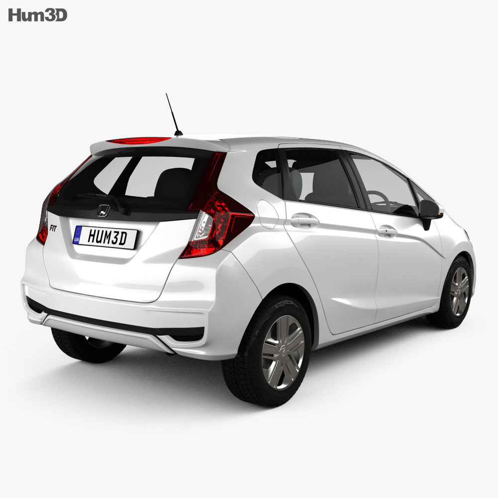 Honda Fit Jp Spec 17 3d Model Vehicles On Hum3d