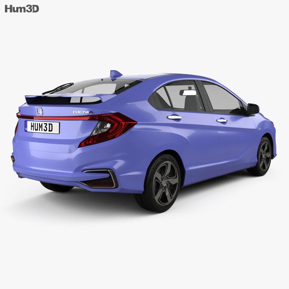 Honda Gienia 2019 3d model back view