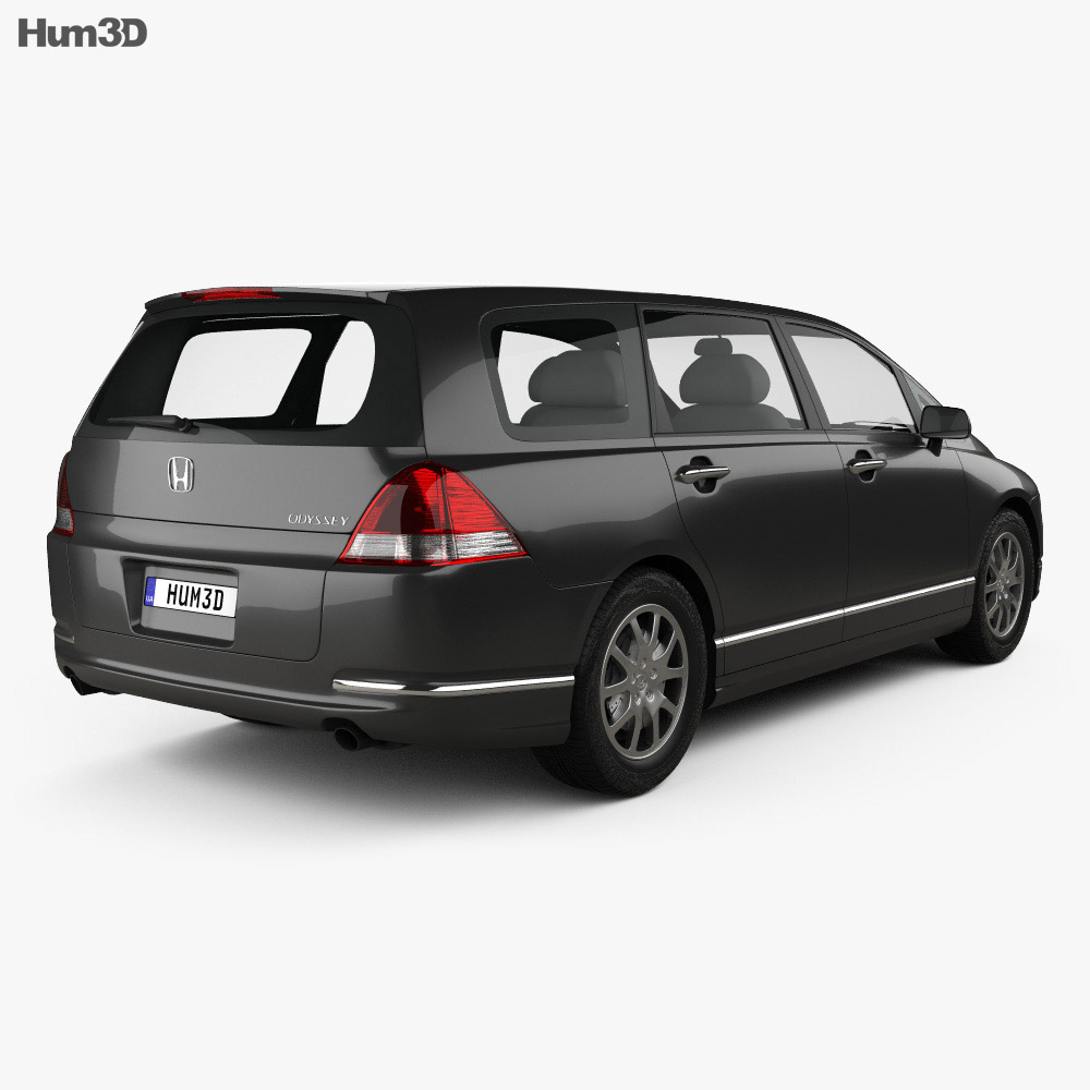 Honda Odyssey (RB1) (JP) 2008 3d model back view