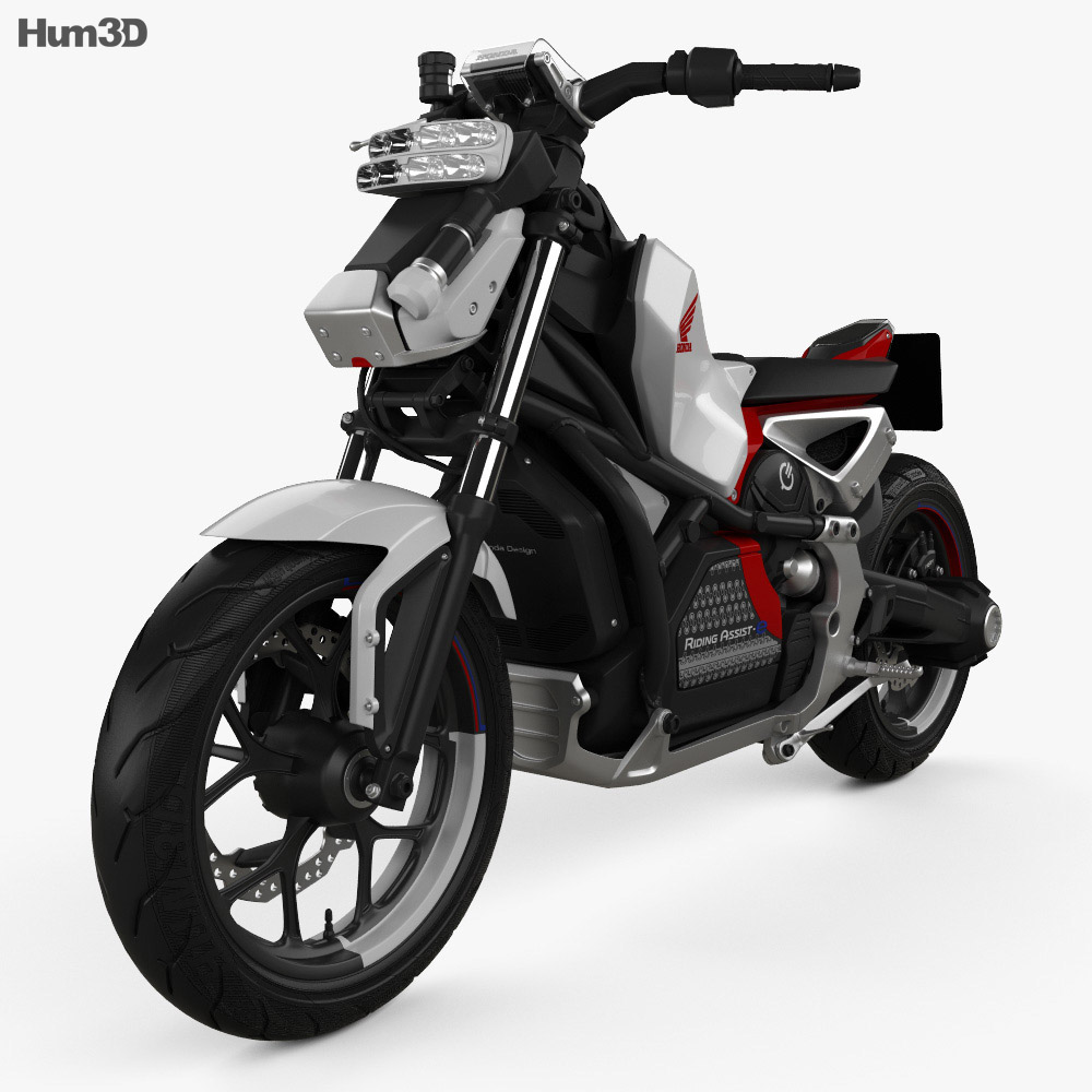 Honda Riding Assist-e with HQ dashboard 2017 3d model