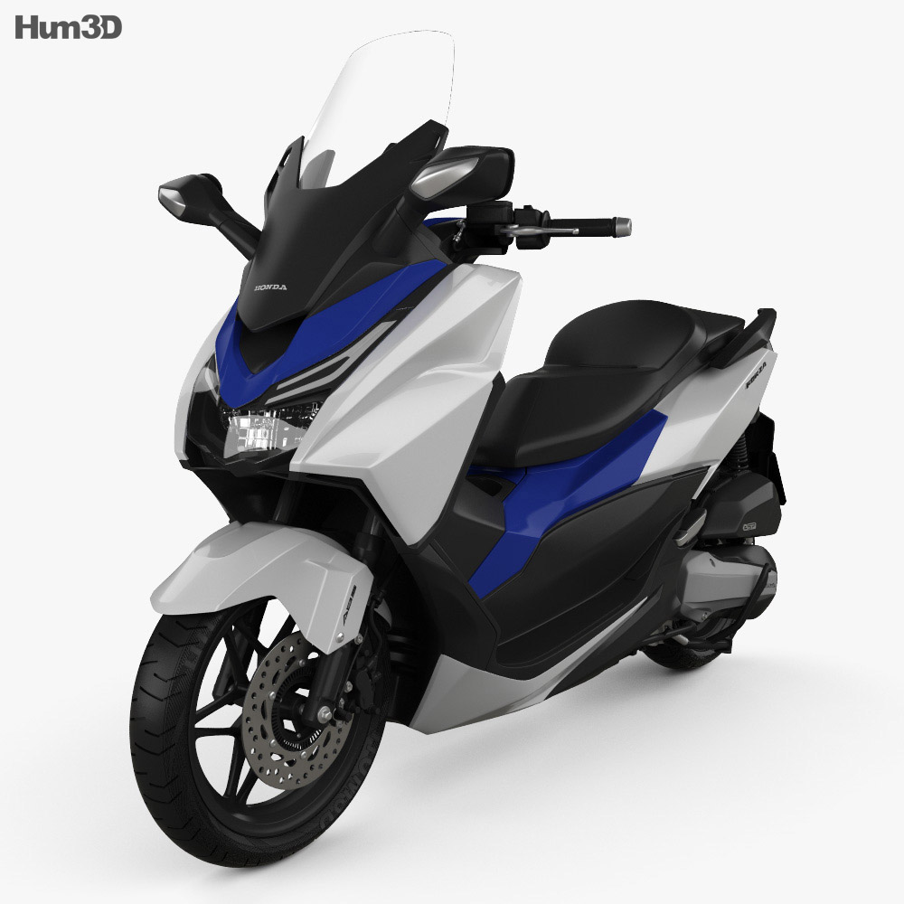 Honda Forza 125 2015 3D 모델 