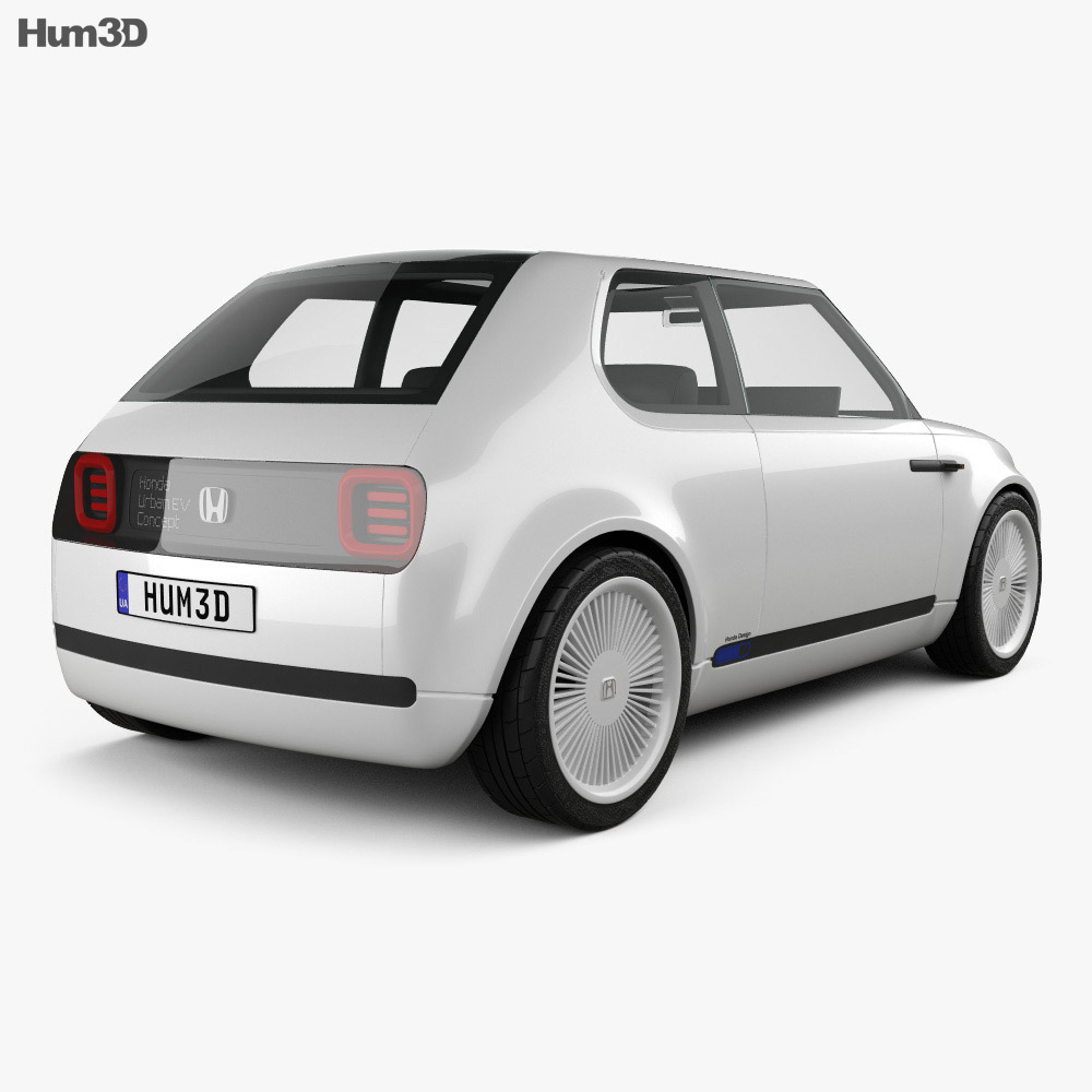 Honda Urban EV 2020 3D модель back view