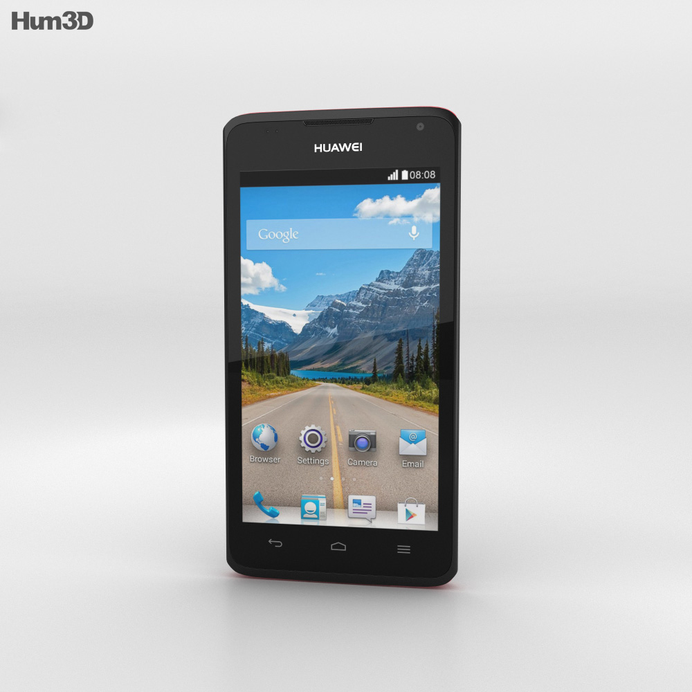 Huawei Ascend Y530 Red 3d model