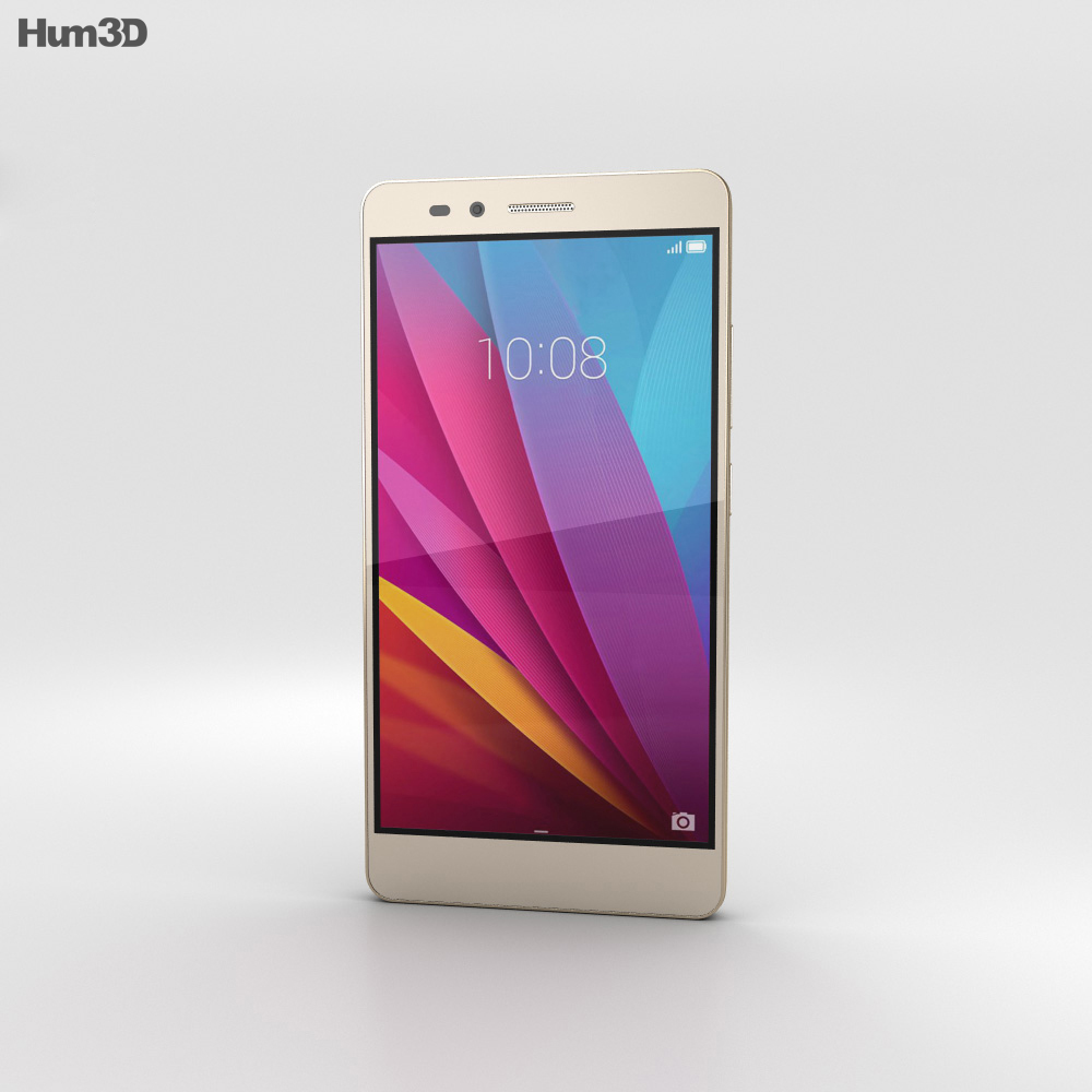 Huawei Honor 5X Gold Modello 3D