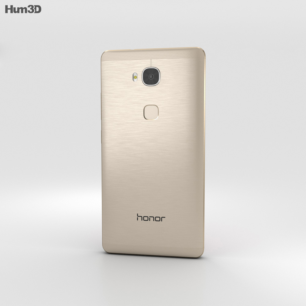 Huawei Honor 5X Gold 3d model