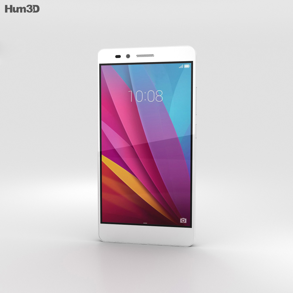 Huawei Honor 5X Silver 3D 모델 