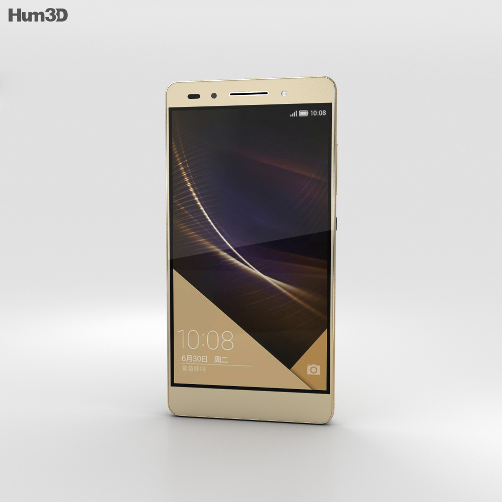 Huawei Honor 7 Gold Modello 3D