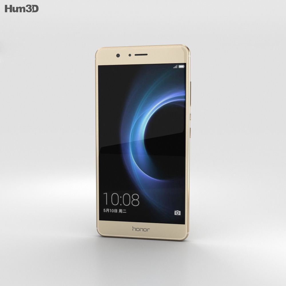Huawei Honor V8 Gold 3D模型