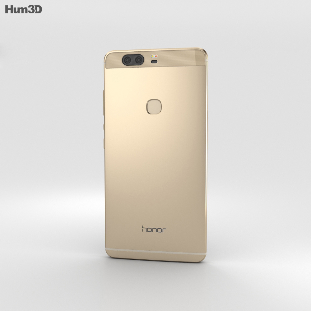 Huawei Honor V8 Gold 3d model