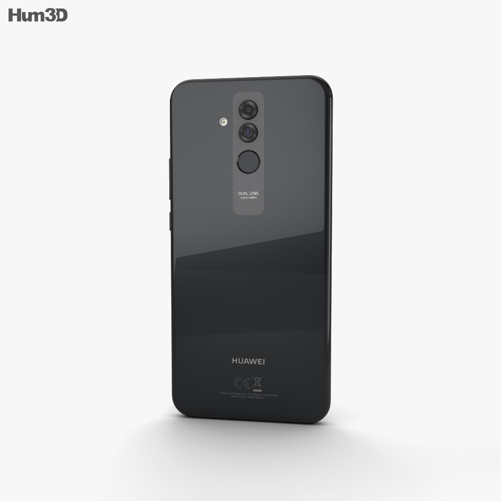 Huawei Mate 20 lite Black 3d model