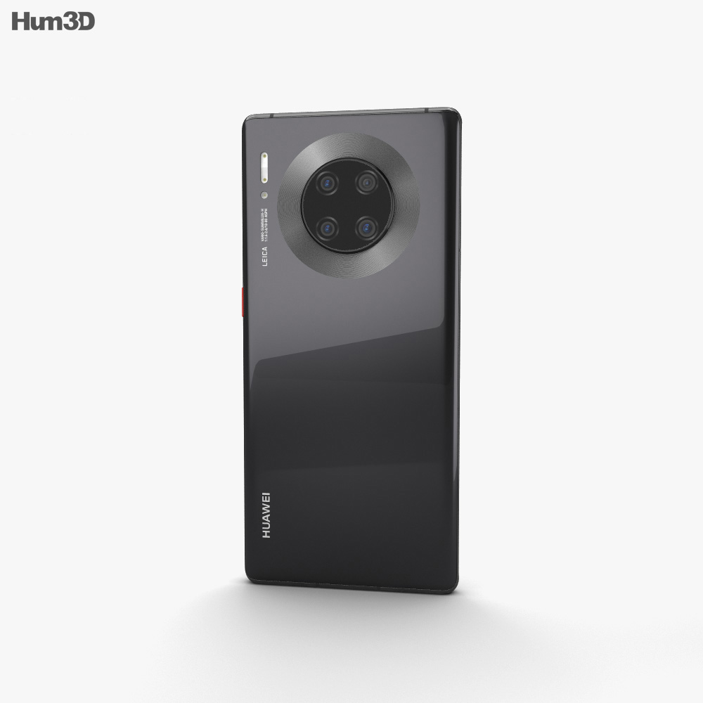 Huawei Mate 30 Pro 黒 3Dモデル