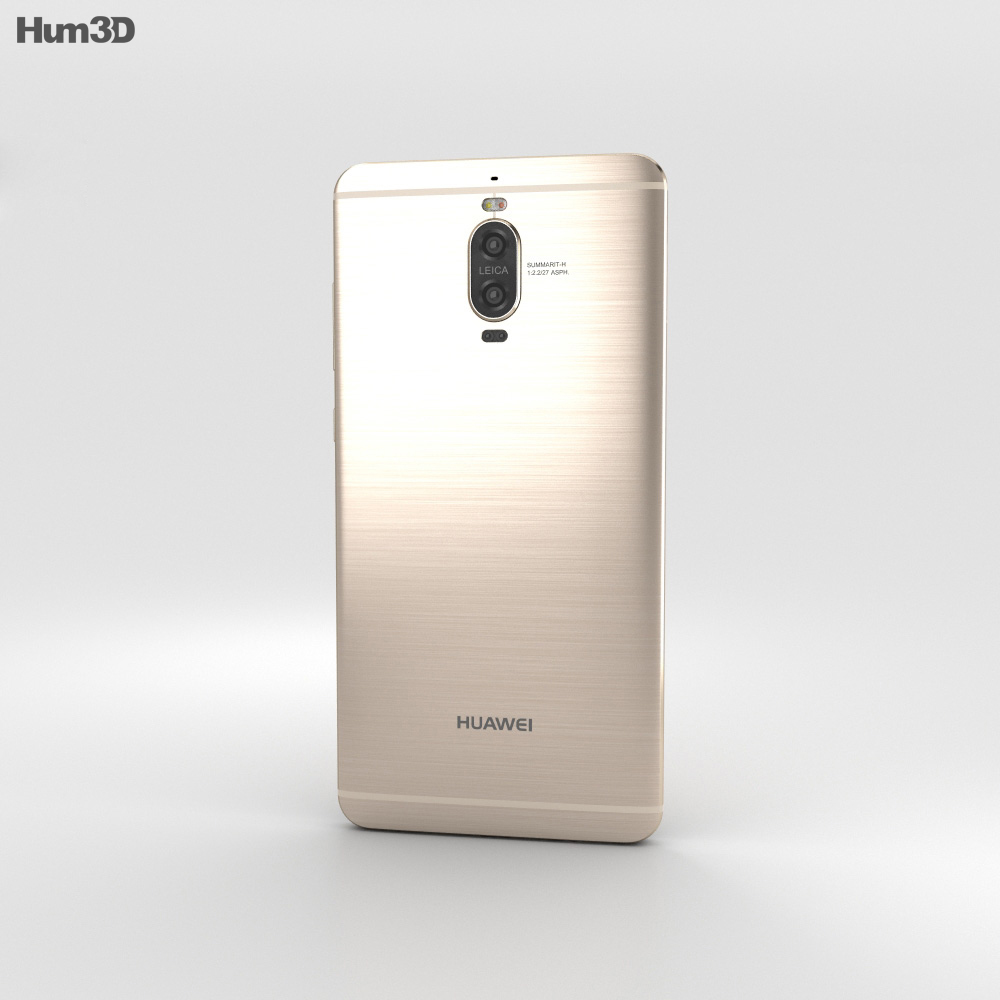 Huawei Mate 9 Pro Haze Gold 3d model