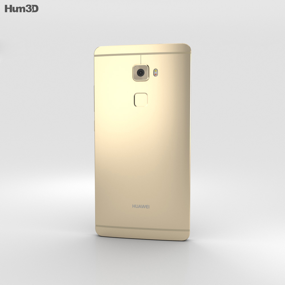 Huawei Mate S Luxurious Gold 3d model