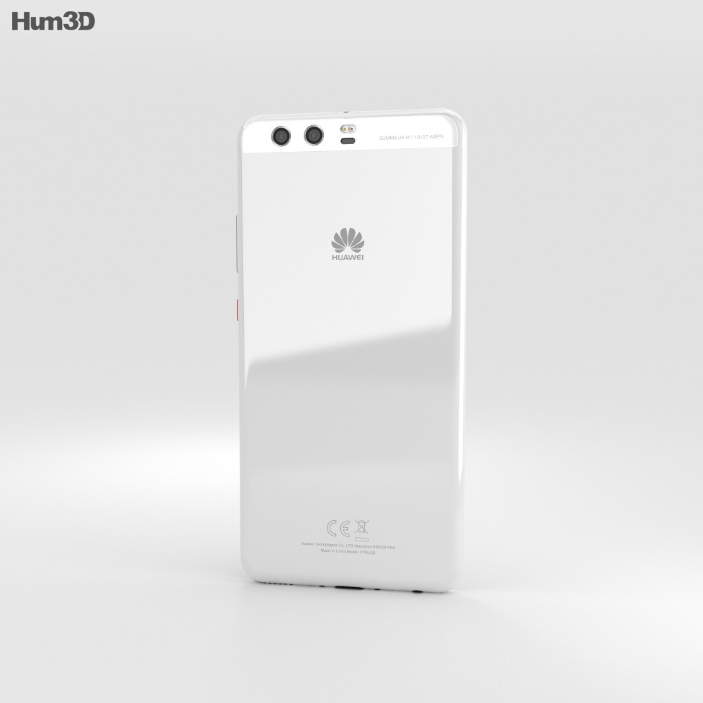 Huawei P10 Plus Ceramic White 3d model