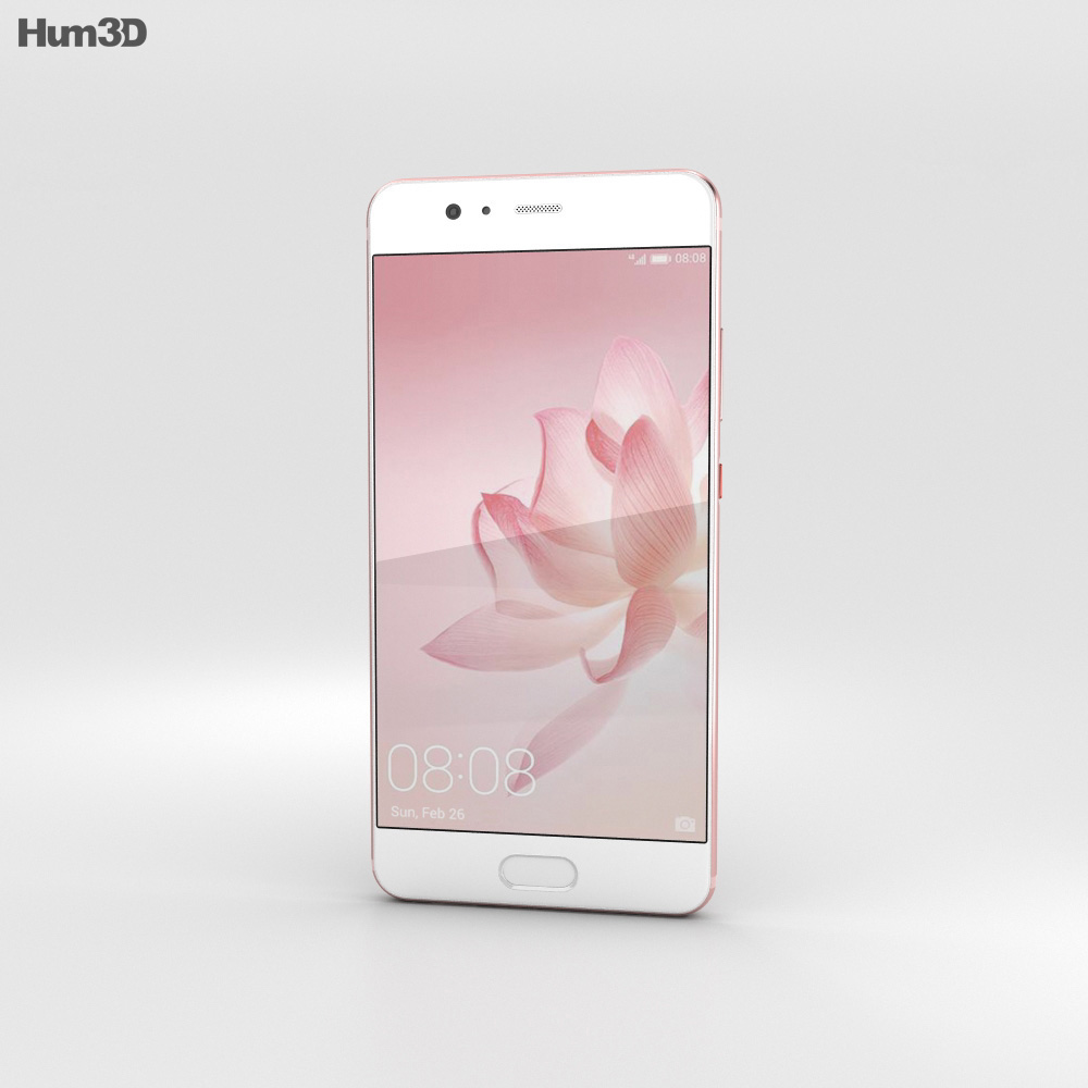 Huawei P10 Plus Rose Gold Modèle 3d
