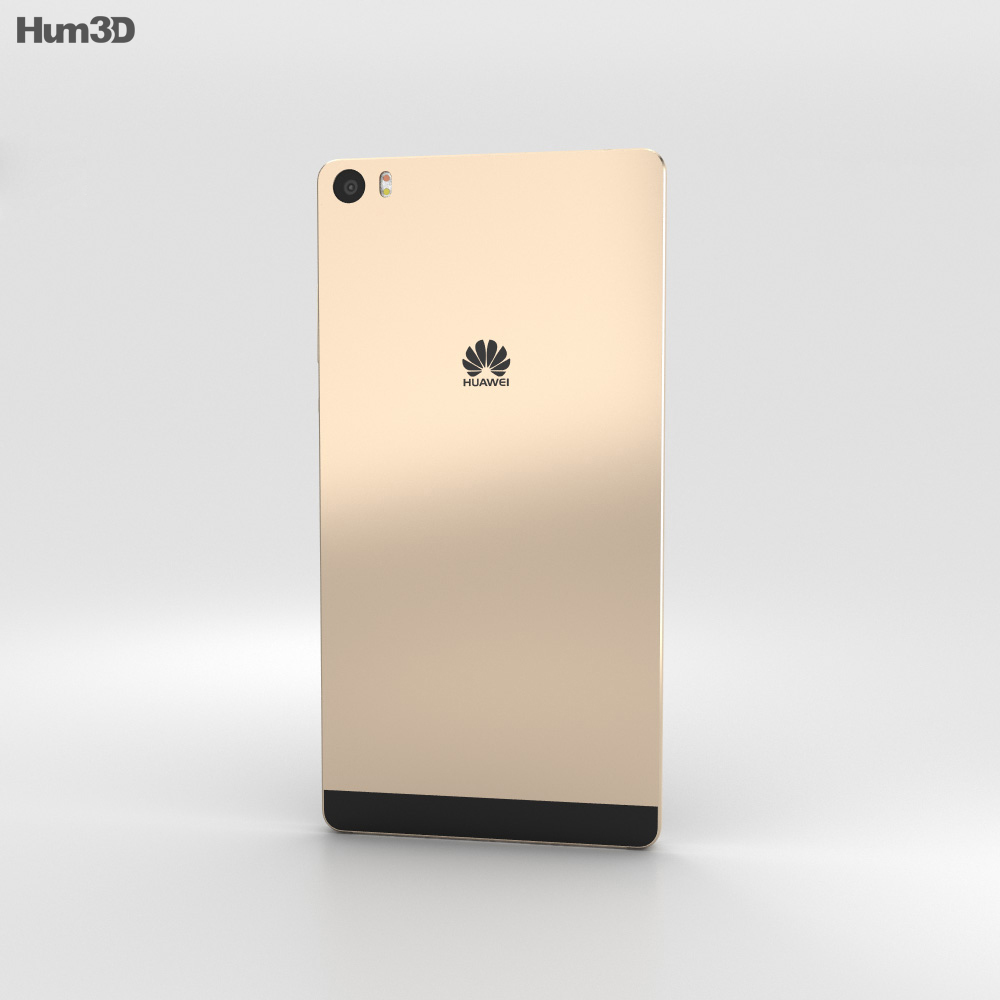 Huawei P8max Luxurious Gold 3D модель