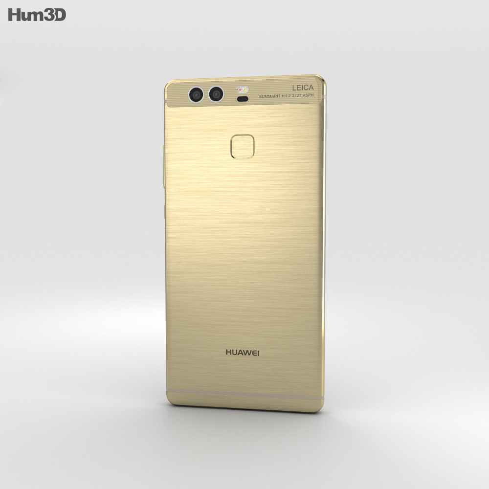 Huawei P9 Haze Gold 3d model