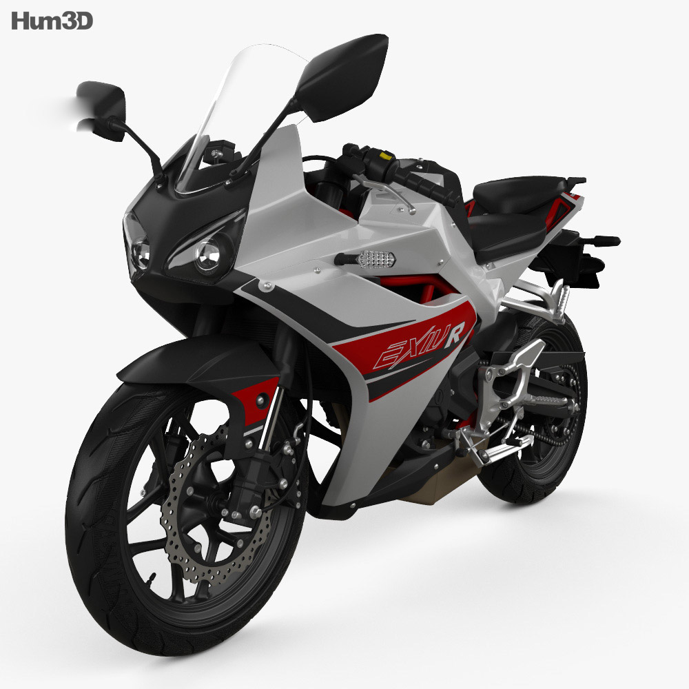 Hyosung GD250R 2015 3D model - Vehicles on Hum3D