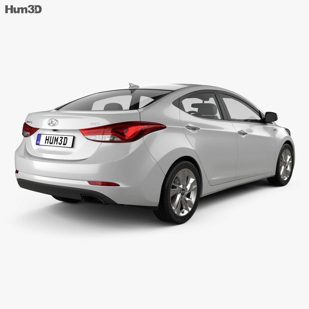 Hyundai Avante Sedan 2020 3d Model - Vehicles On Hum3d