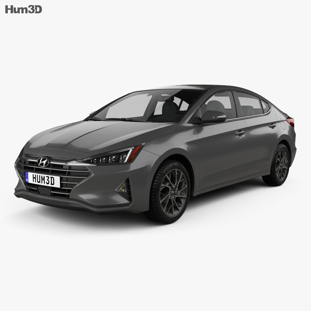 Hyundai Elantra Limited 2022 3d model