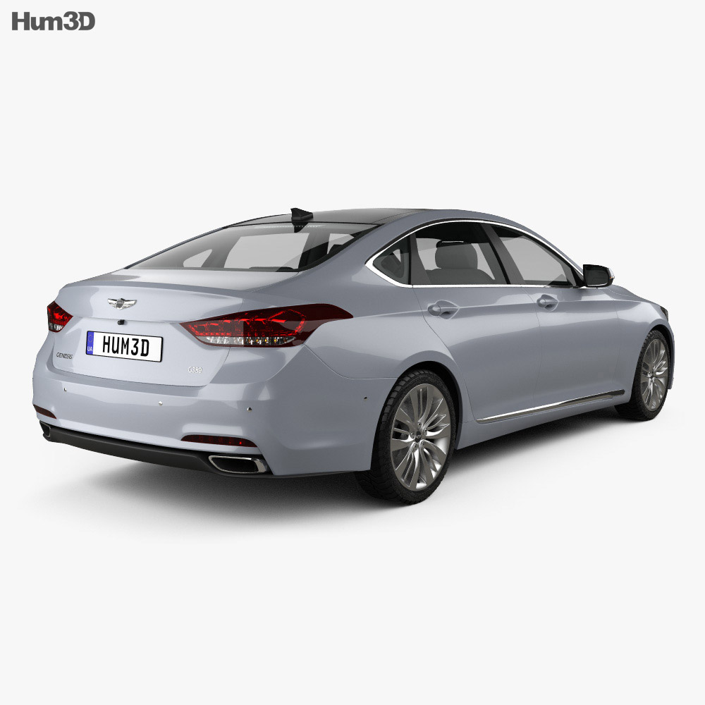 Hyundai Genesis (Rohens) 2018 3d model back view