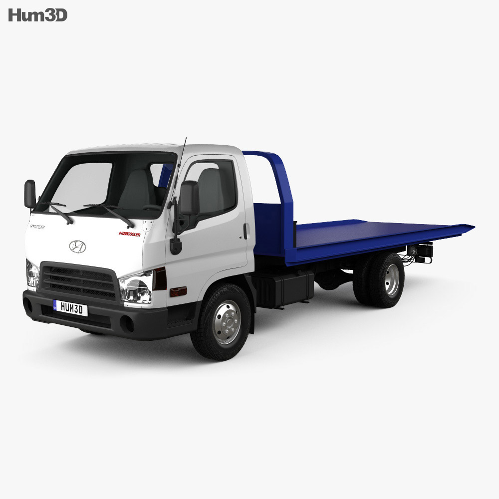 Hyundai HD65 Tow Truck 2015 3d model