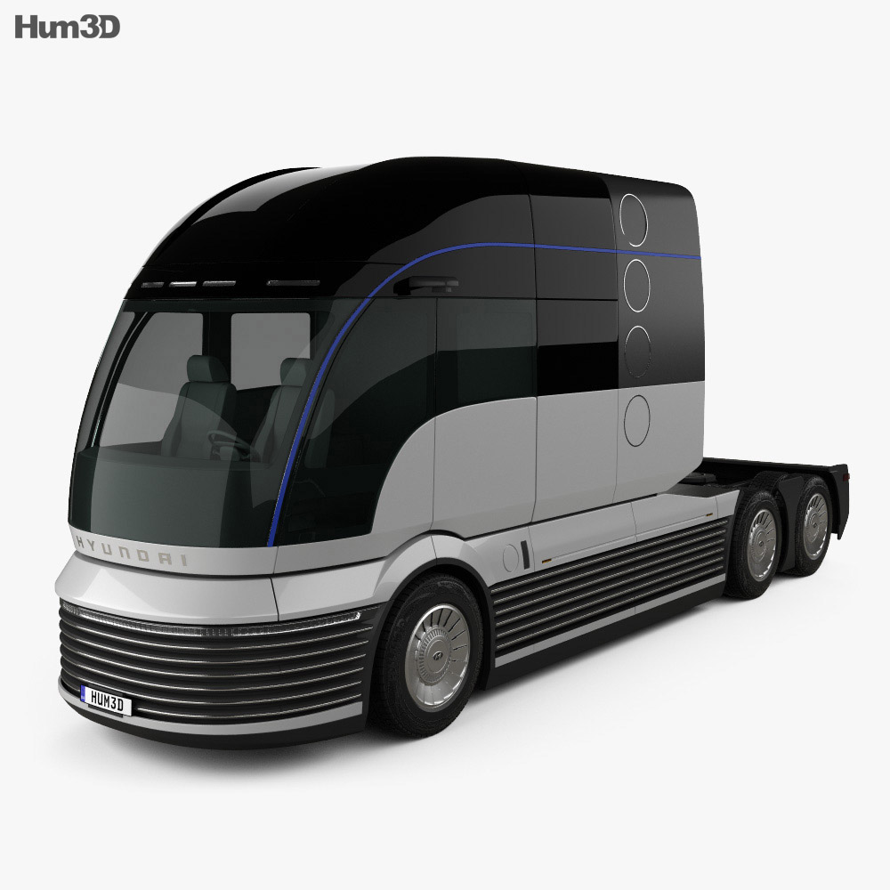 Hyundai HDC-6 Neptune Camion Tracteur 2019 Modèle 3d