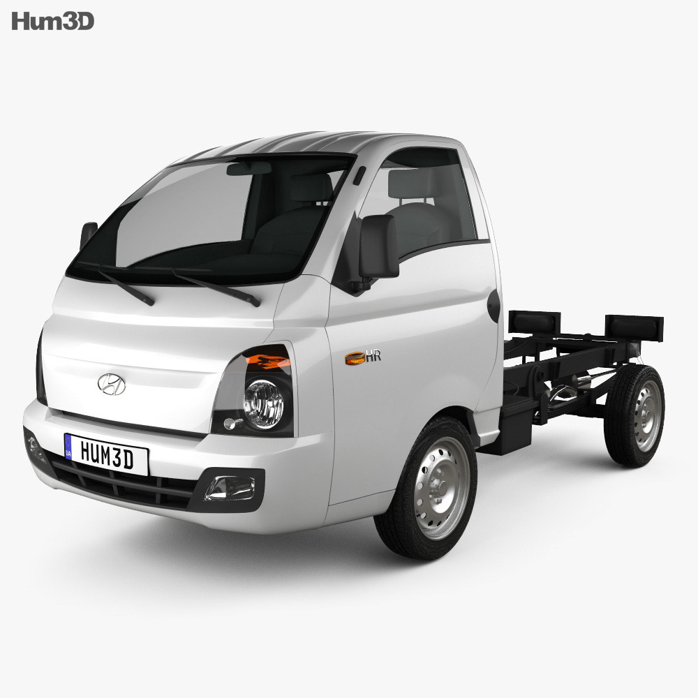 Hyundai HR (Porter) Camion Telaio 2013 Modello 3D