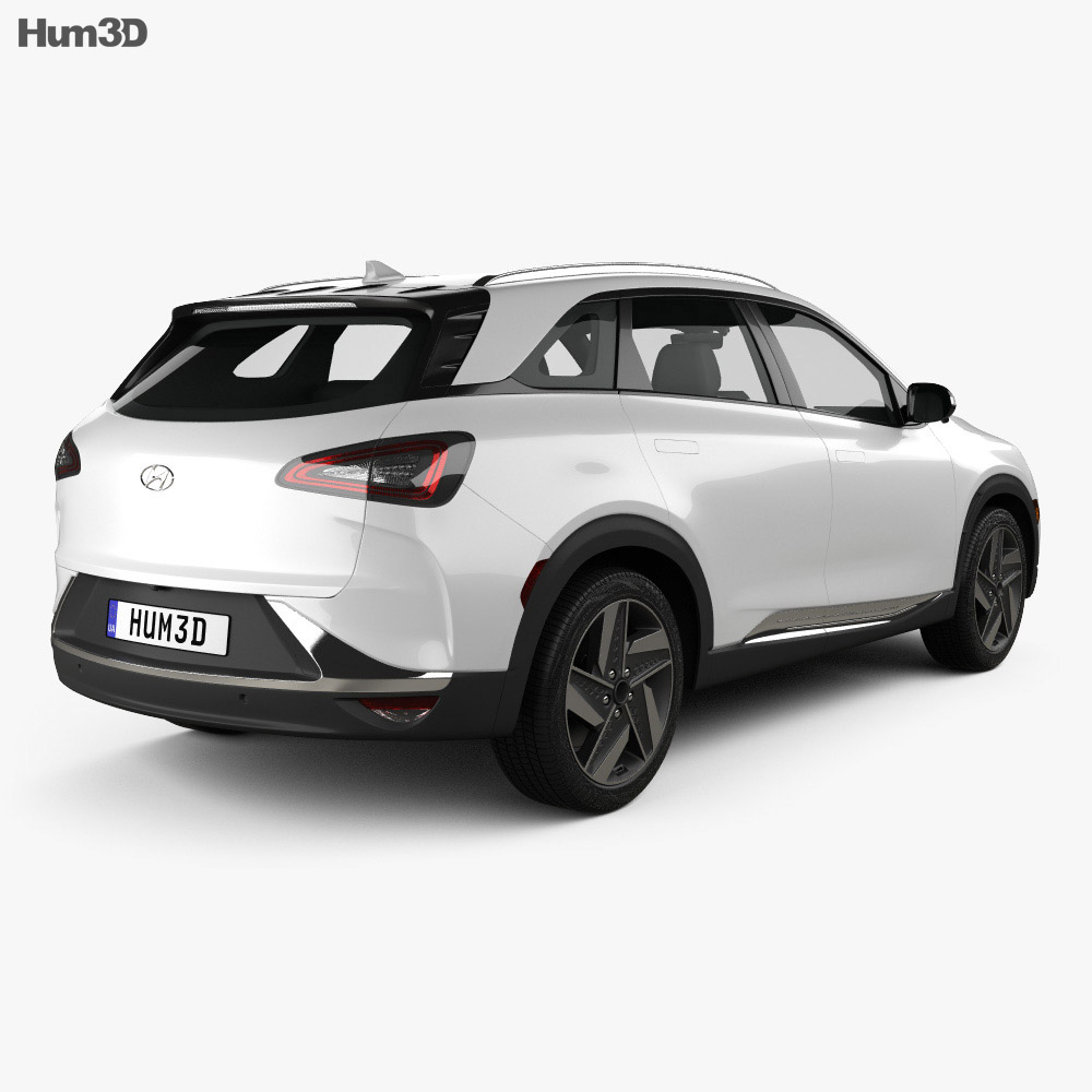 Hyundai Nexo 2020 3d model back view