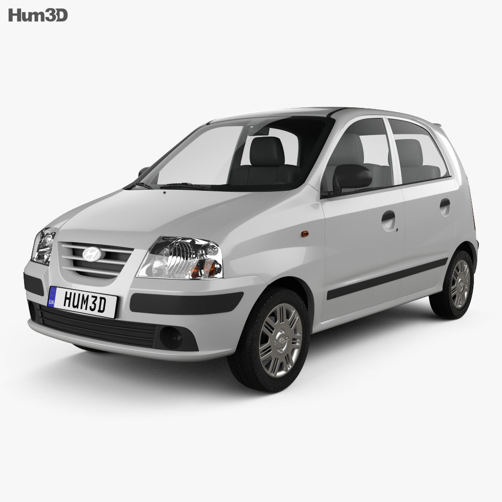 Hyundai Santro Xing 2016 3d Model