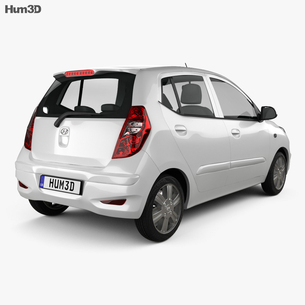 Hyundai i10 2014 3D model - Vehicles on Hum3D