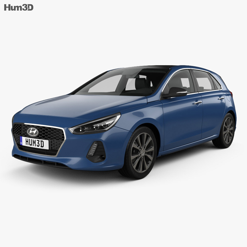 Hyundai i30 (Elantra) 5-door 2019 3d model