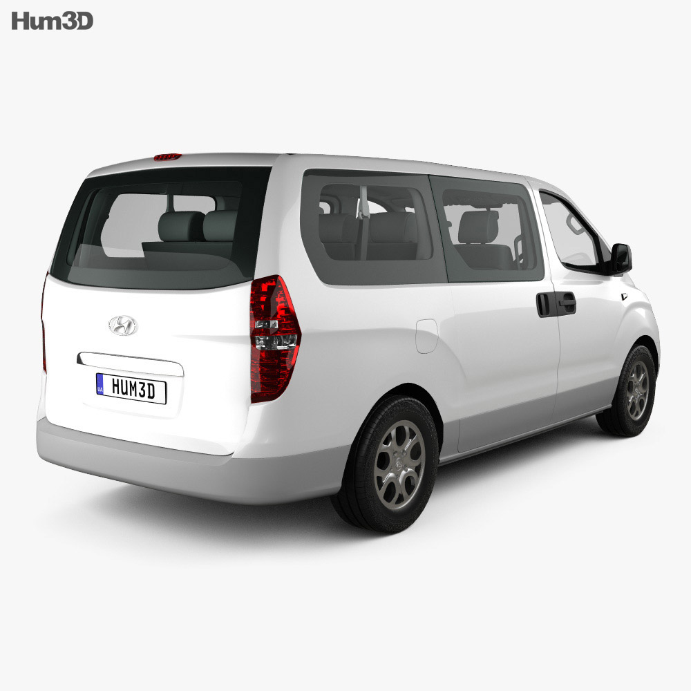 Hyundai iMax з детальним інтер'єром 2015 3D модель back view