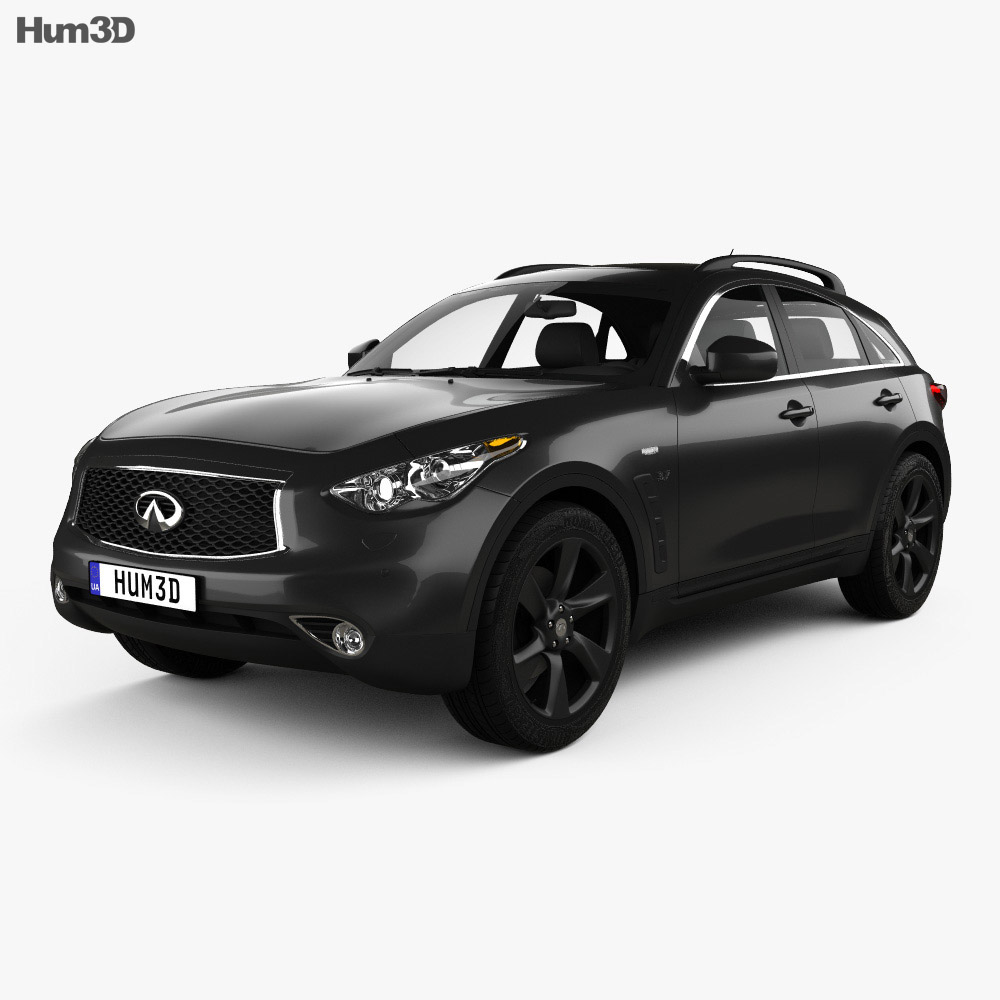 Infiniti QX70 2018 3d model