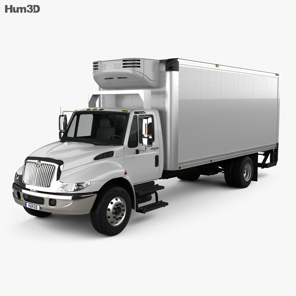 International Durastar Box Truck 2014 3d model