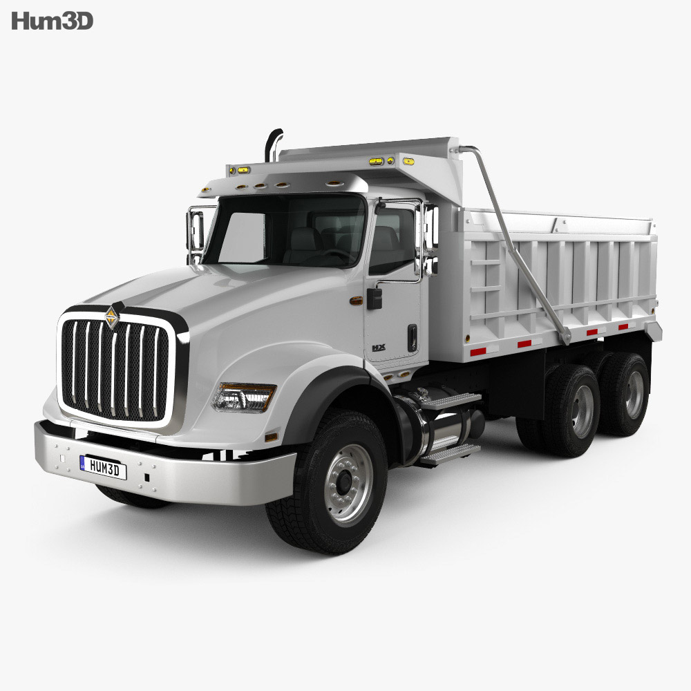 International HX615 Tipper Truck 2020 3d model