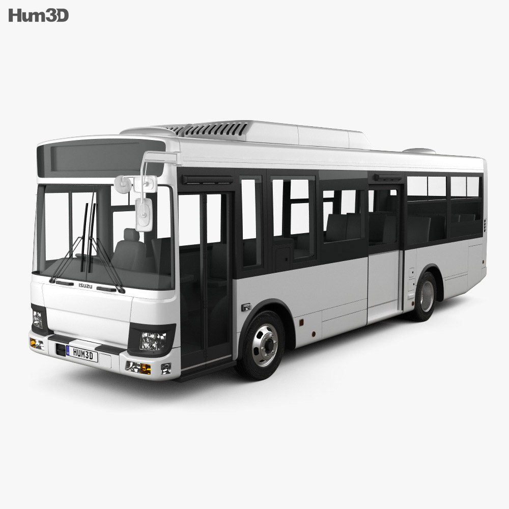 Isuzu Erga Mio L1 bus 2019 3D model - Vehicles on Hum3D