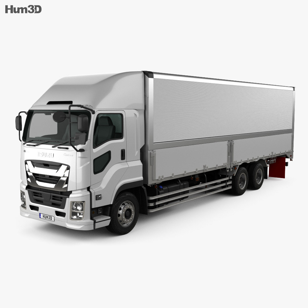Isuzu Giga Box Truck 2021 3d model