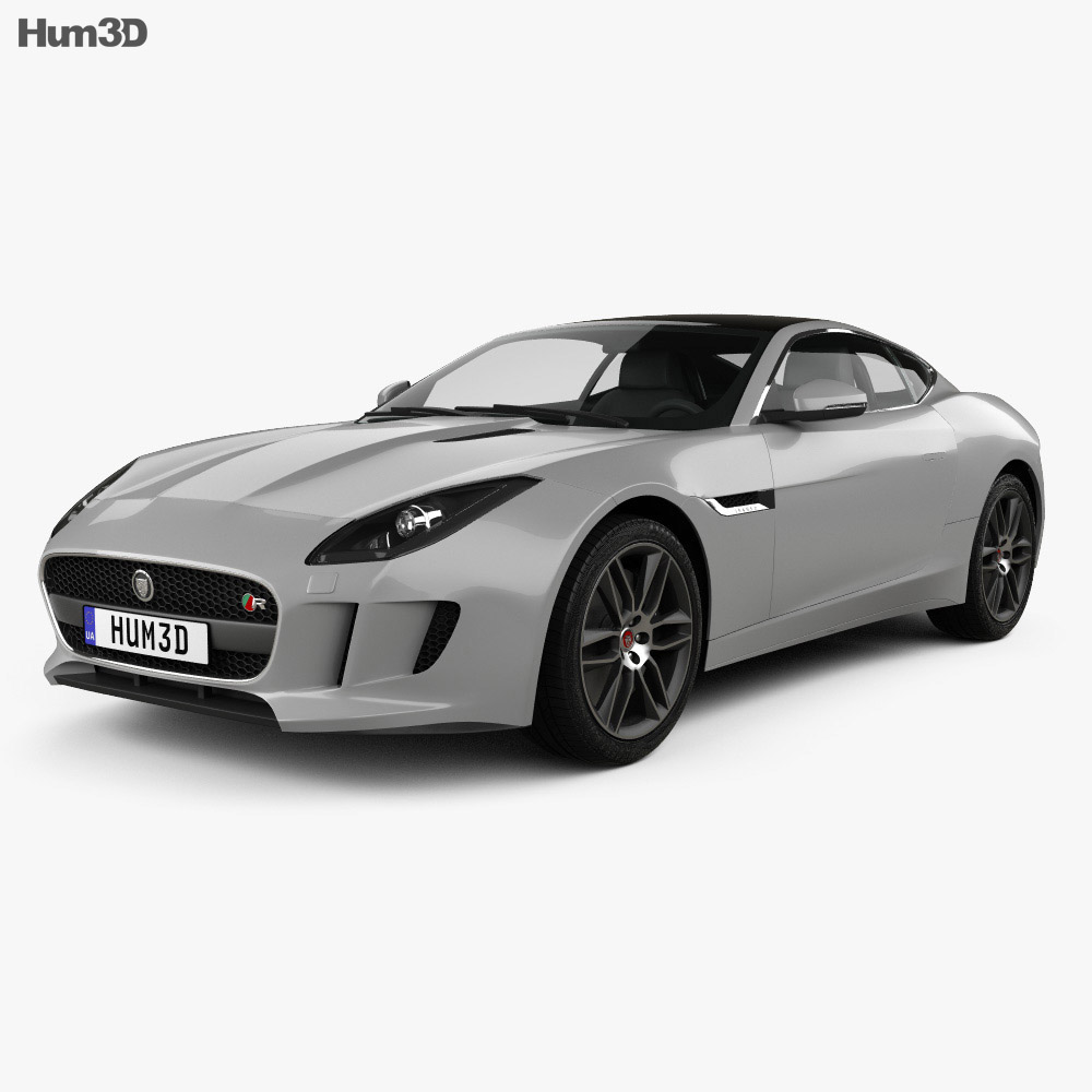 Jaguar F-Type R coupe 2017 3d model