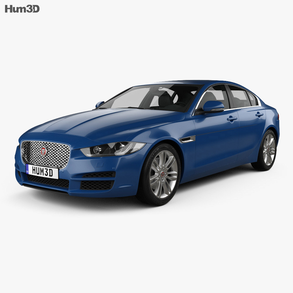 Jaguar XE 2018 3Dモデル