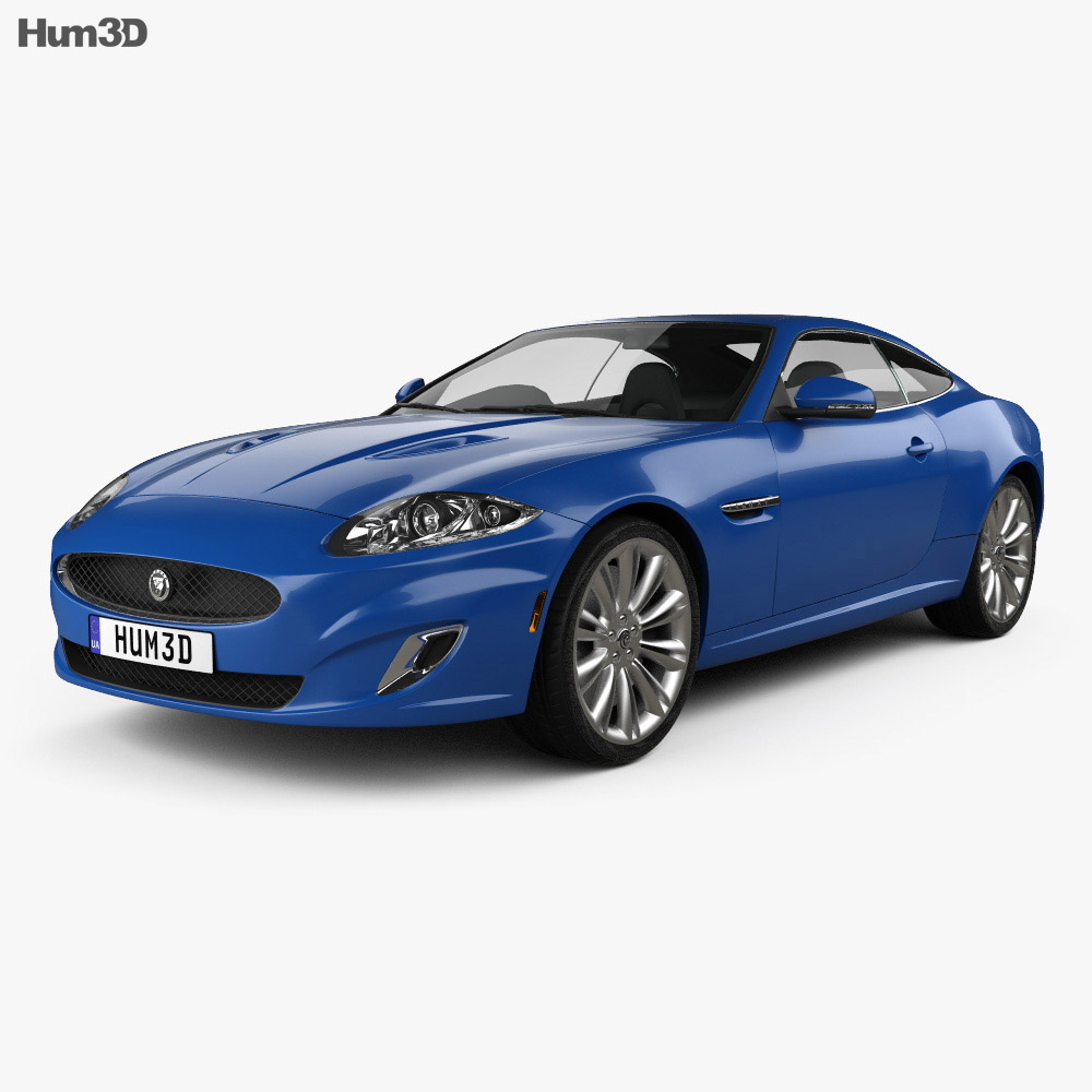 Jaguar XK coupe 2014 3D model - Vehicles on Hum3D