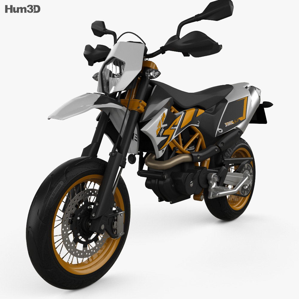 Ktm 690 Smc R 17 3d Model Vehicles On Hum3d