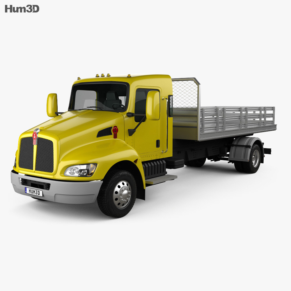 Kenworth T170 Pritschenwagen 2009 3D-Modell